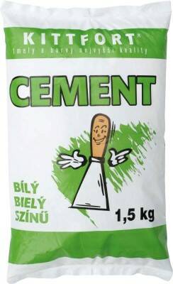 Cement bílý – 1,5 kg