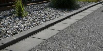 Krajník silniční CS BETON šedý – 250 × 80 × 500 mm