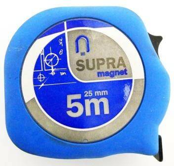 Metr svinovací 5 m x 25 mm magnet SUPRA