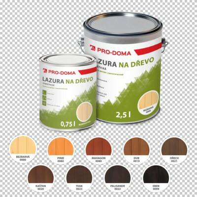 Lazura na dřevo PRO-DOMA barva palisandr – 2,5 l