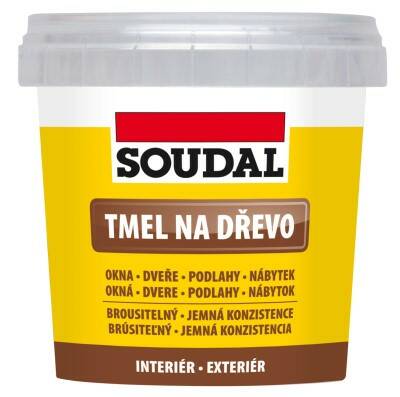 Tmel na dřevo Soudal barva smrk – 250 g