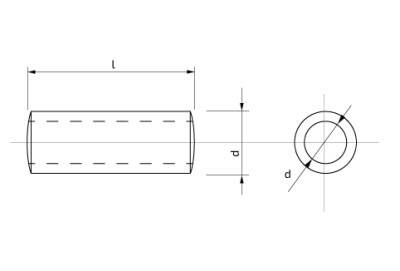 Matice kruhová prodlužovací M10 × 30 ZB